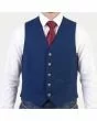 Blue Argyll Jacket And Vest