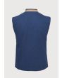 Canvas Austrian Tirol Waistcoat Navy Blue