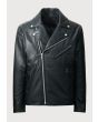 Double Breasted Leather Jacket For Men
