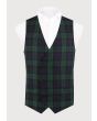 Double Breasted Tartan Waistcoat