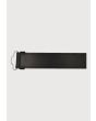 Kilt Belt Black Plain Leather