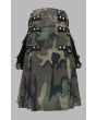 Modern Camouflage kilt with cargo pockets