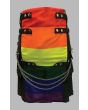 Rainbow Hybrid Utility Kilt with Chain