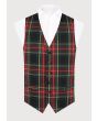 Tartan Vest Regular Fit With 5 Buttons