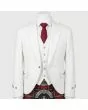 White Argyll Kilt Jacket And Vest