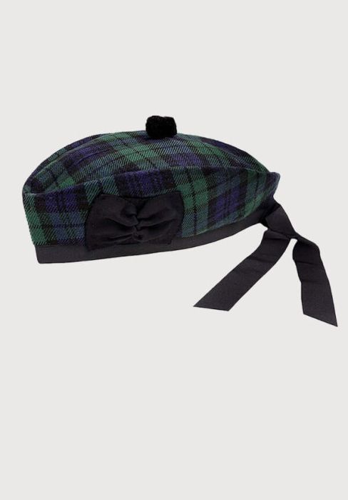 Black Watch Tartan Glengarry Hat