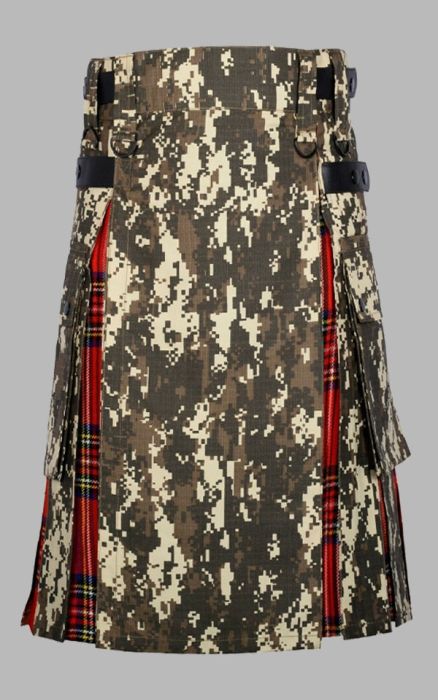 Camo Hybrid Kilt for Men