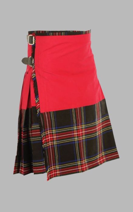 Cotton & Tartan Hybrid Kilt for Women