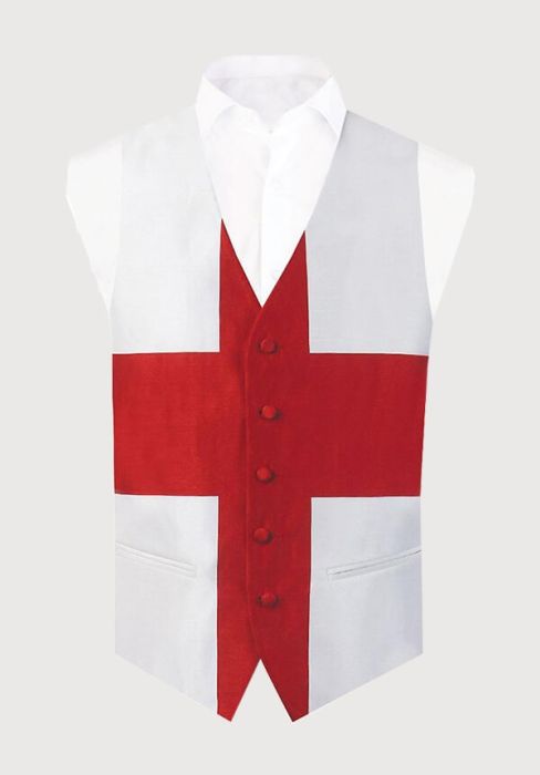 England ST Georges Design Waistcoat