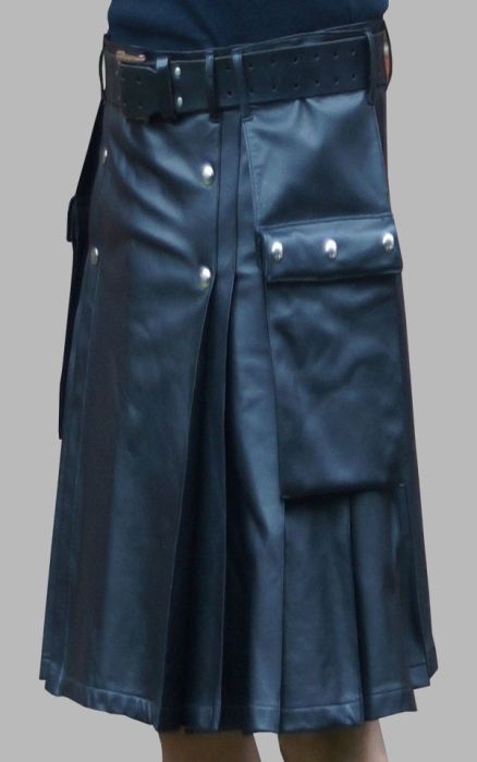 Gentlemen Leather Utility Kilt
