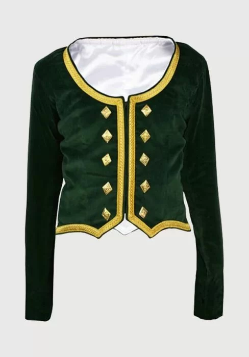 Ladies Highland Dancing Jacket Velvet