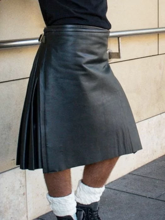 Leather Kilt for Men
