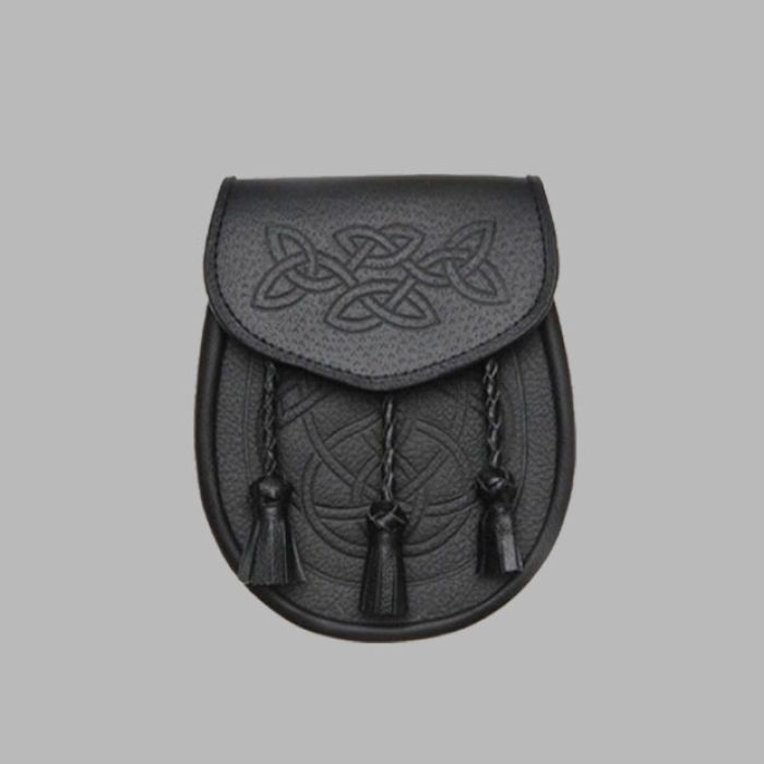 Leather Sporran Embossed