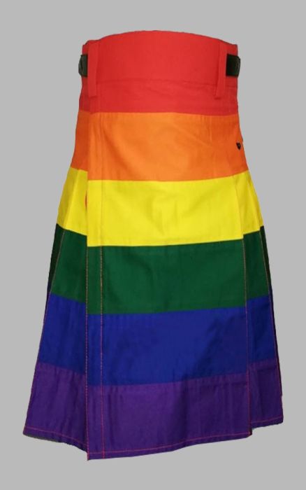 Pride Rainbow Kilt For Men