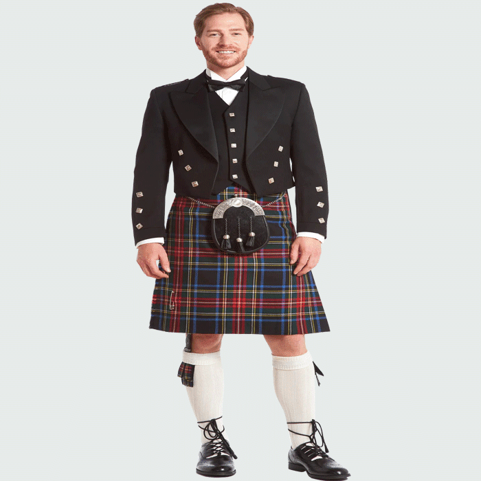 Prince Charlie Kilt Outfit 5 Button Vest