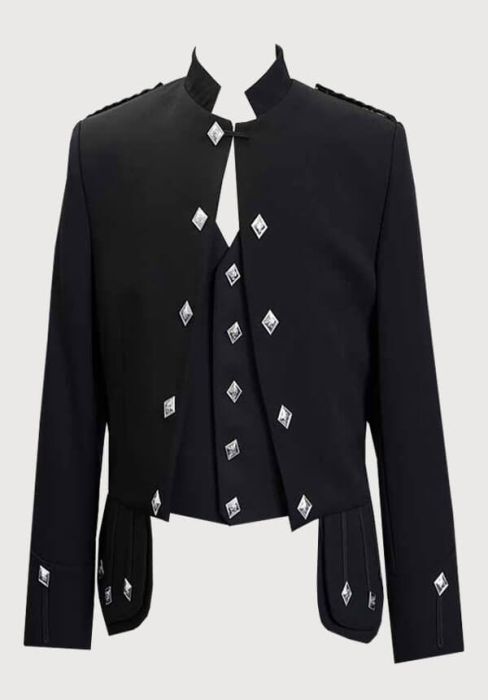 Sheriffmuir Jacket And Waistcoat Black