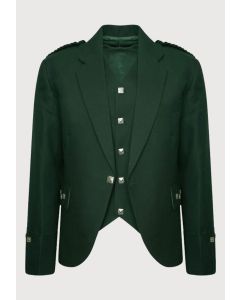 Green Argyll Jacket And Vest - Made To Measure