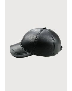 Leather Baseball Cap