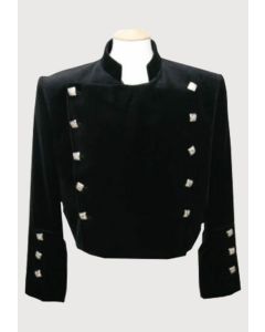 Montrose Kilt Jacket In Black Velvet