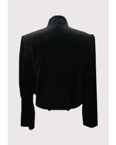 Montrose Kilt Jacket In Black Velvet