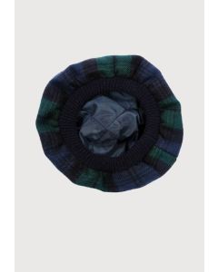 O Shanter Scottish Cap Black Watch Tartan