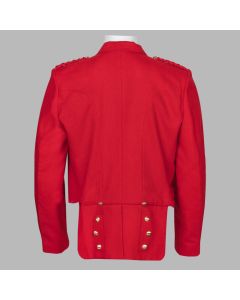 Red Prince Charlie Kilt Jacket