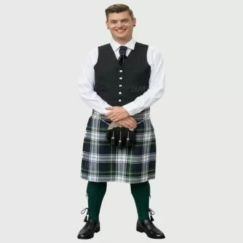 5 Button Vest Kilt Outfit