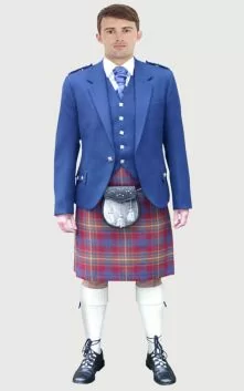 Argyll Blue Kilt Outfit