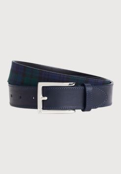 Tartan Belts Black Leather