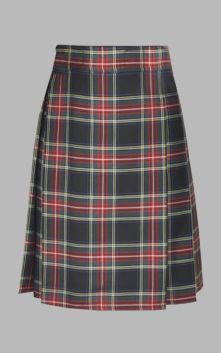 Black Stewart Tartan Kilt for Women