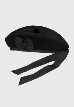 Black Glengarry Hat