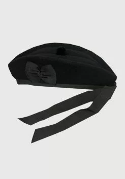 Black Glengarry Hat