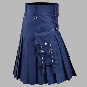 blauer Utility-Kilt