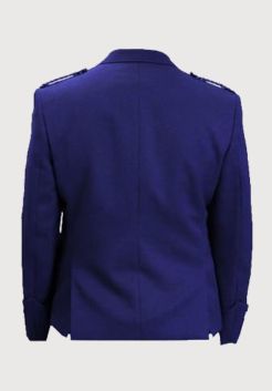Blue Argyll Jacket And Vest - Made To Measure 