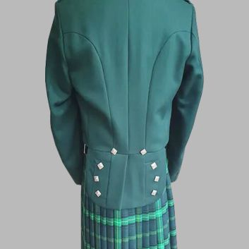 Bottle Green Prince Charlie Jacket and Vest