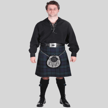 Casual kilt outfit