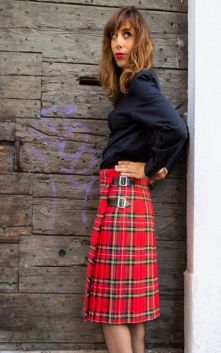Royal Stewart Tartan Christmas Kilt for Women