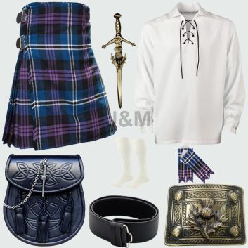 Heritage of Scotland Tartan Kilt Set