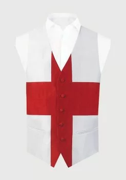 England ST Georges Design Waistcoat