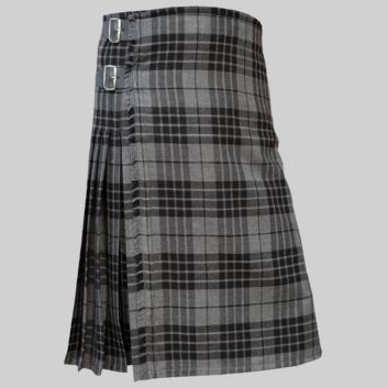 Grey Hamilton Tartan Kilt For Men