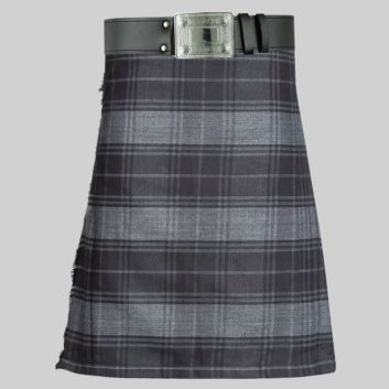  Grey Highlander Kilt