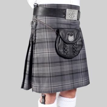 Hamilton Grey Tartan kilt Men