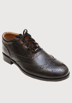 Black Kilt Brogues