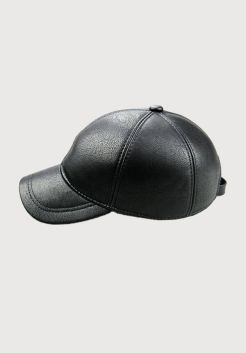 Leather Baseball Cap