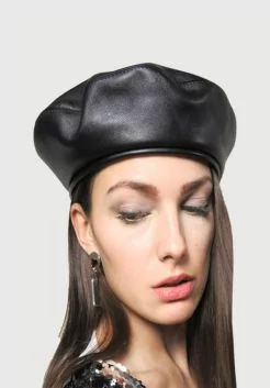 Leather Berets For Women