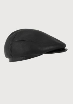 Leather Flat Cap For Men