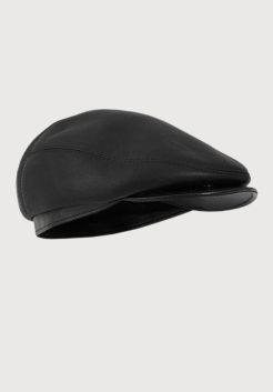 Leather Flat Cap For Men