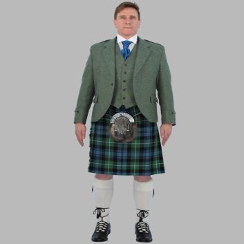 Lovat Green Jacket Kilt Outfit Package
