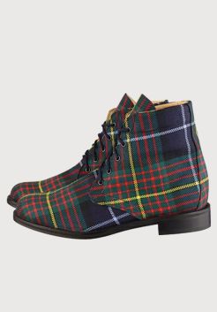 Men Plaid Boots
