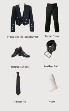 Scottish Trews Outfit Prince Charlie
